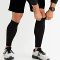 2 Pairs of Arm Sleeves For Men and Women in Black Free Size Fits Thin Legs and Arms. 