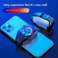 Portable Mini PUBG Cooling Fan For Gaming, Universal Mobile Cooling Fan Phone Cooler For Gaming Mobile Rapid Cooling System For All Mobiles With Free Thumb Sleeves. 