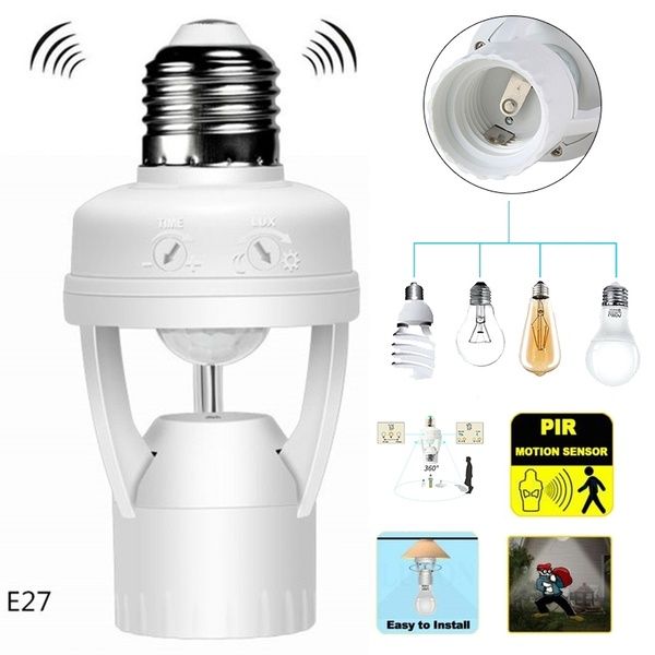 PIR%20Motion%20Sensor%20Bulb%20Holder%20E27%20to%20E27%20-%20Image%202
