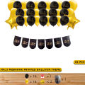 Hajj Mubarak Card Banner With Printed Hajj Mubarak Balloons Muslim Islamic Decorations Printed Balloons Set For Surprise Celebration Welcome Party On Arrival From Saudi Arabia Muslims Parties Décor. 