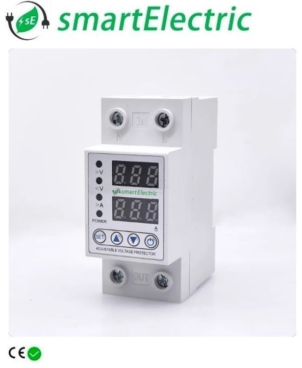 Digital Voltage Protection Device, High Voltage, Low Voltage, Over Current Protection Device, Circuit Breaker, Also Solar Power LED Display, Adjustable