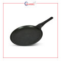 KLASSIC Die-Cast pizza pan / Paratha Pan Fix Bakelite Handle 30Cm Marble Coated [Heavy Gauge]. 