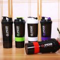 Spider Protein Shaker Bottle Multipurpose Gym water Bottle with Pill and Protein Powder Storage Leakage Proof BFA Free Plastic -500 ML. 