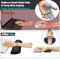 Gel Memory Foam Set Keyboard Wrist Rest Pad, Mouse Wrist Cushion Support for Office, Lightweight,Black. 