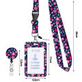 Hidden Retractable Badge Holder Sunflower Design Id Card Holder with Lanyard Stylish Multi-functional Badge Holder for Hidden Disabilities Stretchable Trendy Perfect for Southeast Asian Buyers. 