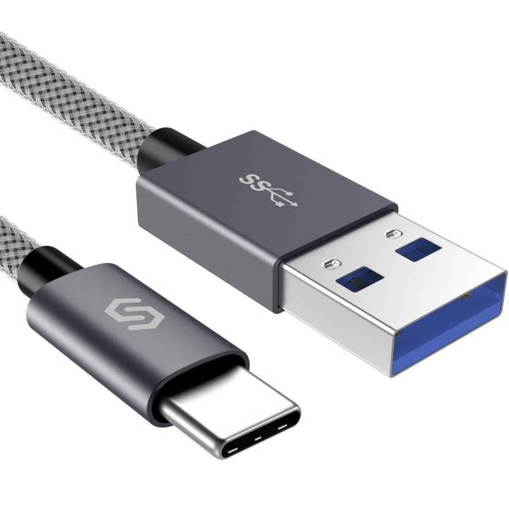Syncwire USB 3.0 Type C Cable - 3.3ft Nylon Braided USB C Fast Charging Cable for Samsung Galaxy S10 S9 S8 A3 A5 2017 Note 8 9, Huawei P30, Macbook, Nintendo Switch, Google Pixel, Sony Xperia XZ, LGe