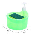 Soap Dispenser for Kitchen Convenient Soap Dispenser with Sponge Holder No Dripping Large Capacity Home Supplies Dish Soap Dispenser. 