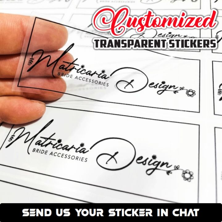 Customize Transparent Stickers - Custom Logos - Design Your Own ...