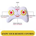 Remote Control Helicopter for Kids - Flying RC Helicopter Toy with LED Lights. 
