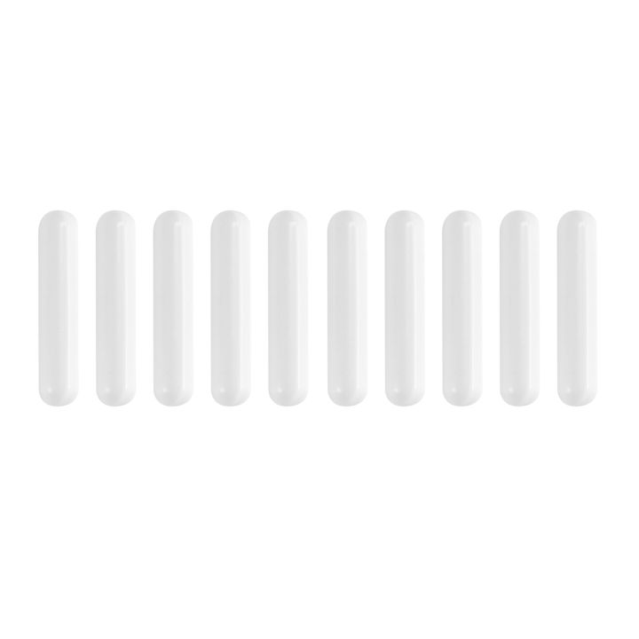 XHHDQES 10 Pieces PTFE Magnetic Stirrer Mixer Stir Bar Laboratory Bar Stir Plate Magnet Stir Rod Magnetic (8X40mm)
