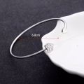 2 pieces Golden silver Double hearts fashion Adjustable bracelets. 