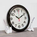Hitco Round Simple Wall Clock - Wall Clock For Home and Office - Step Movement High Quality Watch - Wall Clocks for Bedroom / Living Room / Decor - Clock Wall Stylish. 