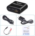 TENDAK HDMI Audio Extractor - Tendak 4K HDMI to HDMI Audio Splitter and Optical Toslink SPDIF + 3.5mm Stereo HDMI ARC Adapter Converter Support 3D ARC for PS4/3/ Pro/ Roku/ Bul-Ray ORIGINAL UK ZONE. 