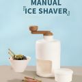Manual Ice Crusher Machine - Portable Shaved Ice Maker with Ice Box | Hand Crank Ice Crusher | Built-in Spring Ice Compressor | High Capacity | Easy to Clean | for Home, Office, Kitchen | Stainless Steel | Gola Ganda PROMISE TO SELL. 