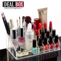 16 Grids Acrylic Makeup Organizer Stand and Brush Holder  Lipstick Organizer. 