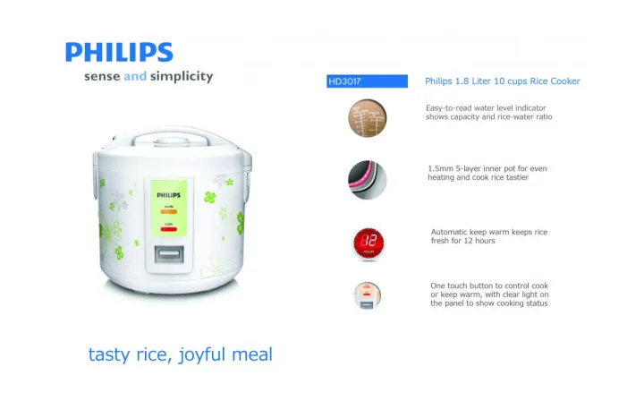 Philips%20Rice%20Cooker%20HD3017%20-%20650%20Watts%20-%201.8Kg%20Rice%20Volume%20-%20Image%205