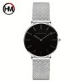 Hannah Martin Women's Watch Japanese Movement Quartz Watch Classic WR Analog CH36 Stainless Steel Wrist Watch. 