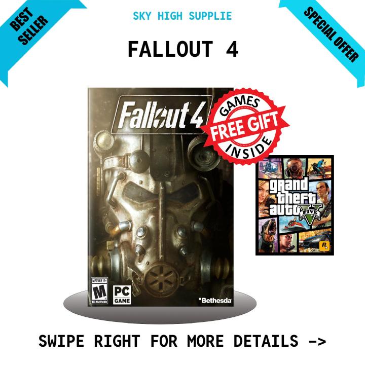 FALLOUT 4 - GAME FOR PC (GOOGLE DRIVE/ MEDIAFIRE) - QR CODE + FREE GIFT ...