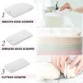 3PCs/Set Baking Pasty Spatula Pastry Dough Cutter Cake Bread Slicer Tools Plastic Scraper Cake Blade For Cake Pastry. 