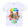 Cocomelon Birthday Theme T-Shirt - Cocomelon Birthday Shirts for Kids - Premium Quality Cocomelon Birthday Theme T-Shirt. 