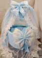 Baby Dream Cradle Bassinet with Fancy Net Cover and Handle for NewBorns | Baby Carrier Basket | Custom Colors. 