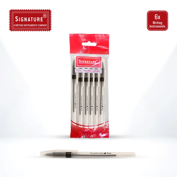 Pack of – Signature Mate Ball Point Pens (Black)