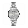 Emporio Armani Wrist Watch For Men Analog Stainless Steel Silver Dial 40mm Watch AR1819. 