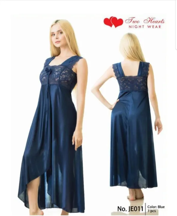 Bridal%20Wedding%20Night%20wear%20/%20silk%20Ladies%20Long%20Nighty%20Single%20Piece%20-%20Image%205