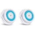Replacement Brush Heads Facial Cleaner Brush Head For Clarisonic Mia /Mia2-white blue. 