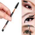 Double Eyelash Brush Eyebrow Brush, Spoolie Brush and Angled Brow Brush Eyelash Brush for Eye Makeup. 