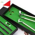 Golf Pen Set Golf Club Putter Ballpoint Pen Desk Games Golf Pens Mini Desktop Golf Ball Pen. 