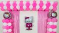 Theme Birthday Decorations Balloon Set for Girl- Hello Kitty Party Supplies Pack (72 Pcs). 