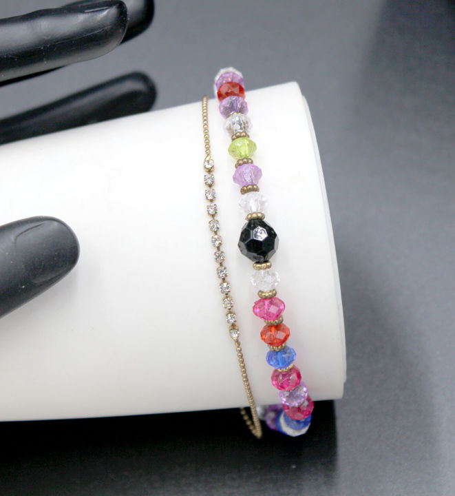 Crystal%20Multi-Color%20Beaded%20double%20layer%20Bracelet%20for%20girls%20women%20-%20Image%204