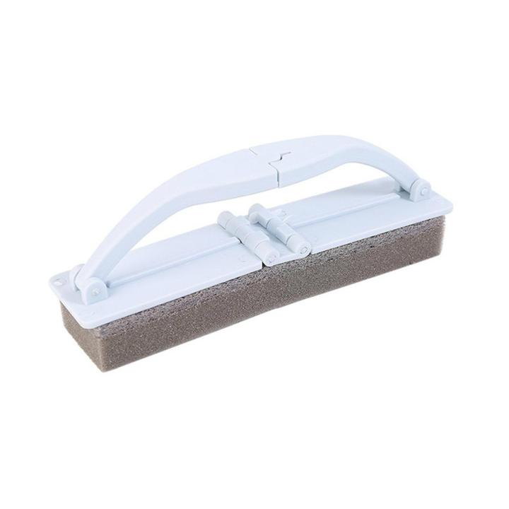Foldable Sponge Cleaning Brush with Handle Sponge Wiper for Kitchen Floor Glass Window Bathtub Cleaning