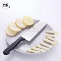Zig Zag  Potato knife, Stainless Steel Crinkle Fries Cutter Knife – Multifunctional Wavy Potato & Vegetable Slicer with Serrated Zig Zag Blade – High-Quality Kitchen Tool. 