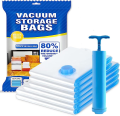 Vacuum Storage Bags, Suitable Vacuum Bags for Clothes & Bedding, Compression Vacuum Seal Bags for Home Organization. 