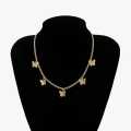 Butterfly Chain Necklace - Trending Golden Design Butterfly Pendant Necklace Choker for Women & Girls. 