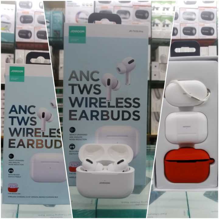 T03S PRO JOYROOM Airpods Pro TWS Active Noise Cancelling ANC Earbuds Excellent Quality Long Battery life