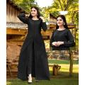 2 Piece Stitched Cut Maxi Dress + Trouser For Girls/Women Available in Beautiful Colors.. 