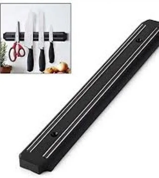 Black%20Magnetic%20Knife%20Holder%20Rack%20Kitchen%20Wall%20Mounted%20Magnet%20Bar%20-%2038cm%20-%20Image%204