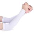 Premium Unisex Stretchable Arm Sleeves White By Double A Wears. 
