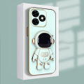 For Infinix Hot 40i Case Astronaut Holder Stand Fashion Soft Silicone For Infinix Hot 40i Back Cover. 