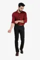 IGNITE Black Smart Stretchable Chino for Men. 