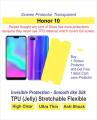 Honor 10 - Pack of 2 - Screen Protectors - Best Material - 1 Nano Glass & 1 Jelly - with 2 back cam lens protectors. 