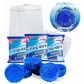 Pack of 10 Tablets Blue Automatic Toilet Cleaner Stain Remover Tabs Tablet Flush Tank automatic Commode cleaner Super market. 