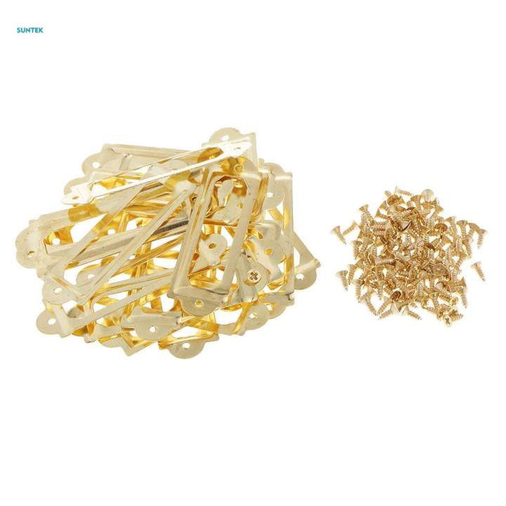 40pcs%20Screw%20Label/Card%20/Tag%20Holder%20Drawer%20Label%20Pull%20Label%20Frames%20Metal%20G%20-%20Image%205