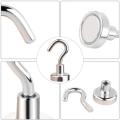 Easy life Adhesive Wall Hooks Magnet Strong Magnetic Hook Kes Holder Home Decoration Kitchen Bar Storage Hooks Hanger Bathroom Accessories. 