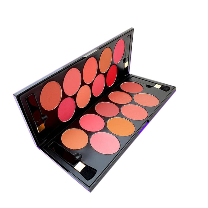Glamorous Face 9 + 9 Color Blusher Palette, Makeup Blush kit, Professional Blushon Kit, Cheeks Color Blushon, Master Pinkish tone kit