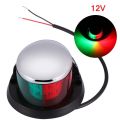 12V Navigation Lights LED Zinc Alloy Bow Light Marine Boat Red Green. 