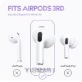 Sport Ear Hooks Earbuds for Apple AirPods 3 Generation Ear Covers Ear Tips Anti Slip Lost Soft Silicone Ear Grip for AirPods 3td. 